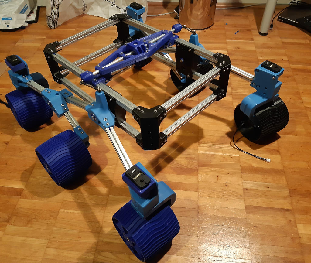 Assembled rover